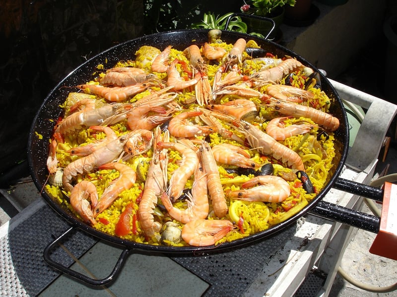 Paella with a Japanese umami infusion